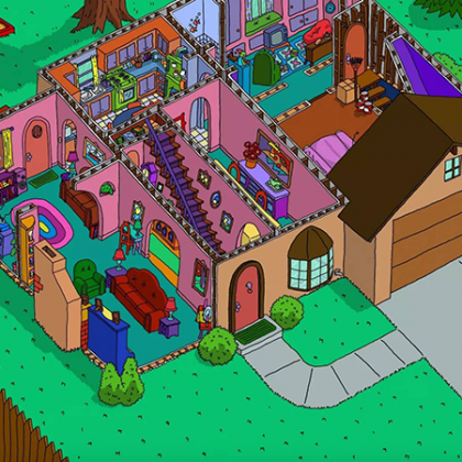 Iñaki Aliste Lizarralde: Los planos más rigurosos de la casa de ‘Los Simpson’