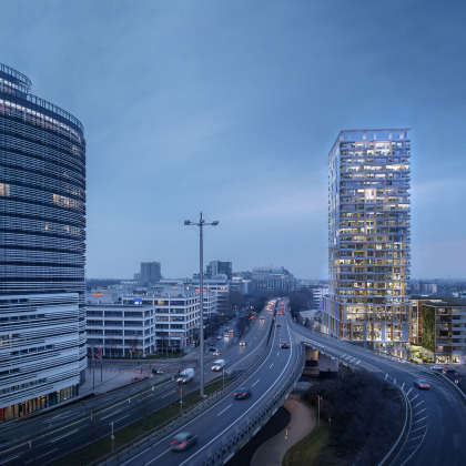 UNStudio gana el concurso para Belsenpark, una nueva torre de uso mixto centrada en la comunidad en Dusseldorf