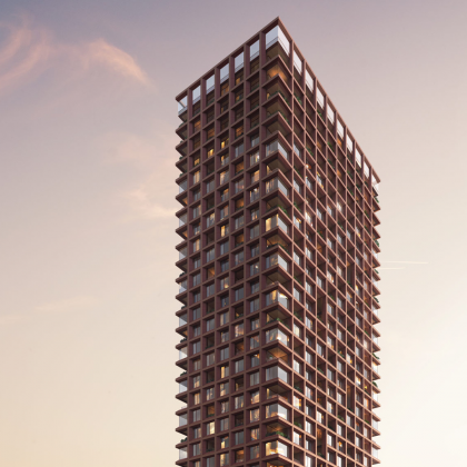 Edificio de madera más alto del mundo