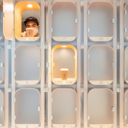 Schemata Architects: Blue Bottle Coffee Pop Up Cafe – Shibuya