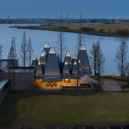 Group of Architects (GOA): Restaurante de Metasequoia Grove