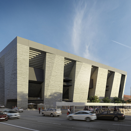 L35 Architects: Construcción del estadio Bolívar