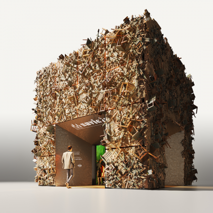 CRA-Carlo Ratti Associati e Italo Rota: Salón del móvil 2023 »¿Madera qué crees?