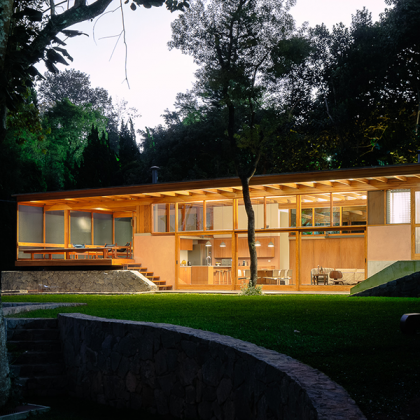 Casa de las terrazas circulares