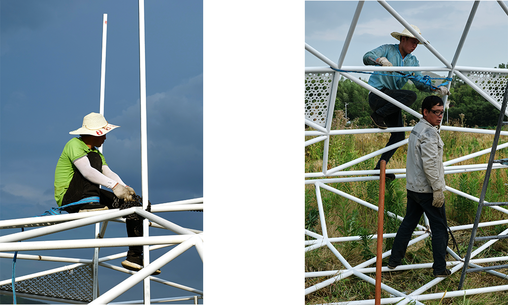 Sun Dayong’s "Dream" landscape installation/Photo@Xia Zhi /Penda china