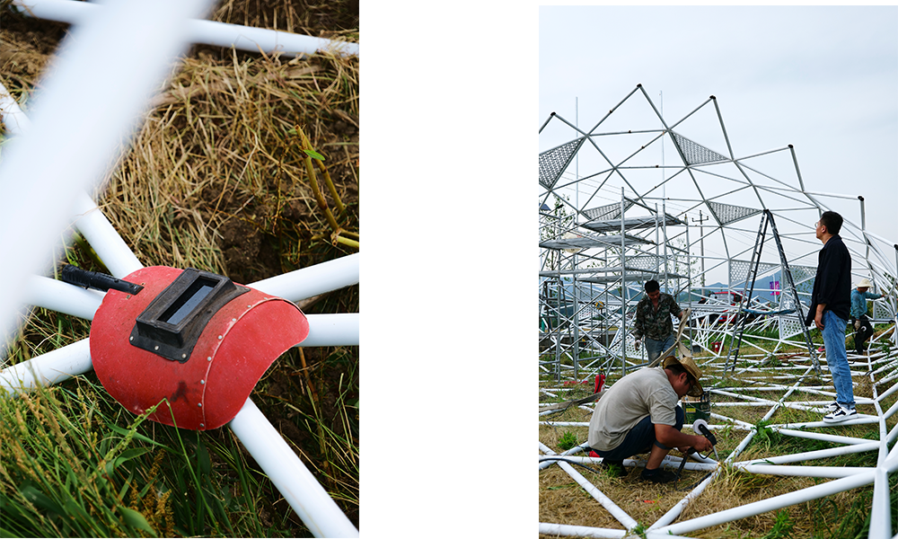 Sun Dayong’s "Dream" landscape installation/Photo@Xia Zhi /Penda china