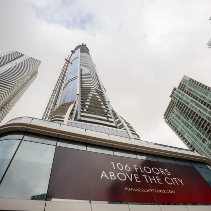 Por primera vez en Canadá. SkyTower de Pinnacle alcanza los 100 pisos