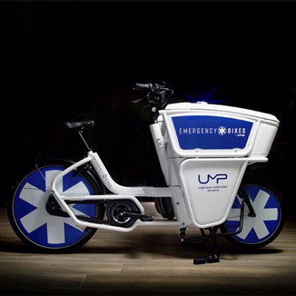 Ambulancia Ebike llega a las calles de París